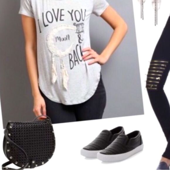 April Spirit Boho Graphic Tee-Size M - Picture 4 of 4